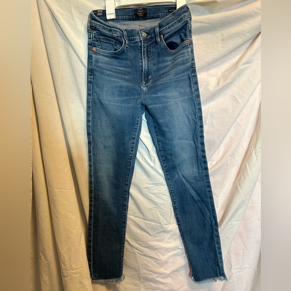 Citizens of humanity rocket crop high rise skinny jeans